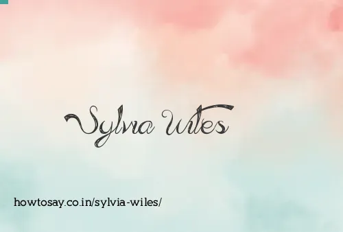 Sylvia Wiles