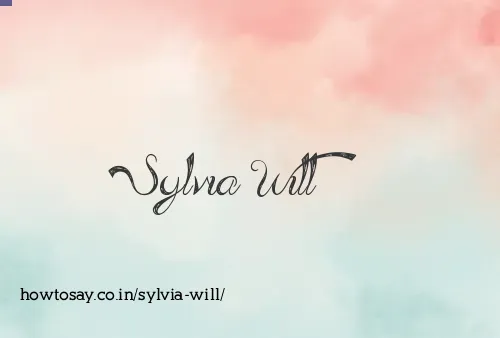 Sylvia Will