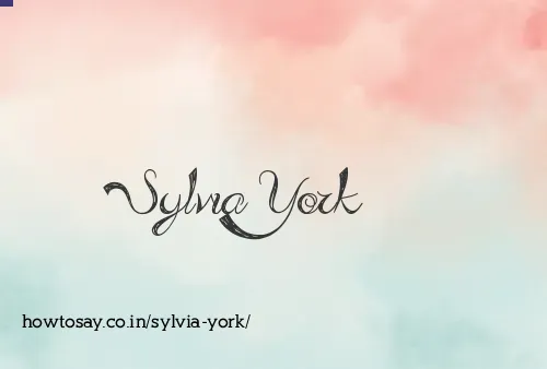Sylvia York