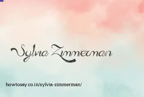 Sylvia Zimmerman