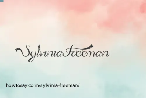 Sylvinia Freeman