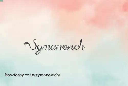 Symanovich