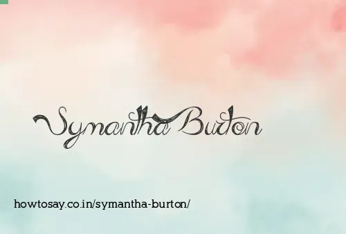 Symantha Burton