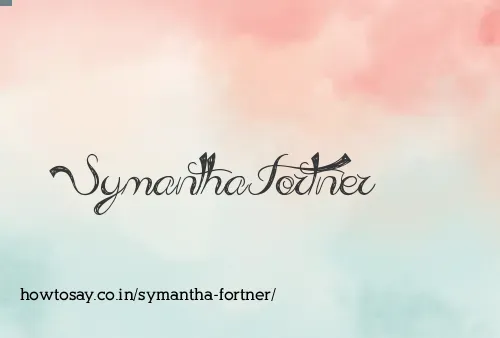 Symantha Fortner