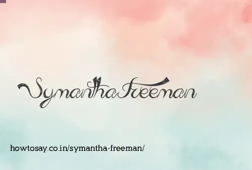 Symantha Freeman