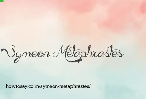 Symeon Metaphrastes