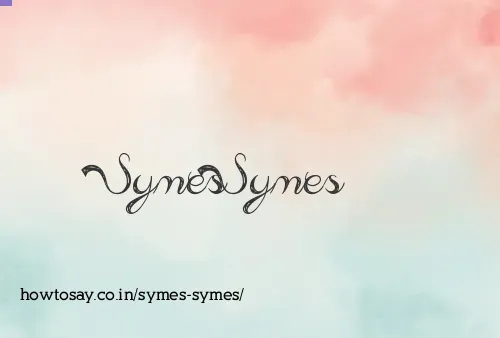 Symes Symes