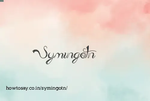Symingotn