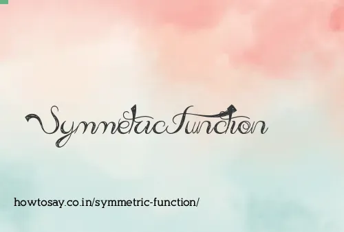 Symmetric Function