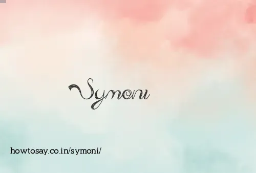 Symoni