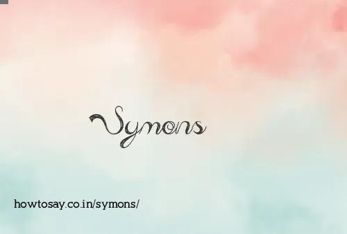 Symons