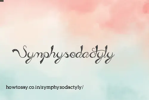 Symphysodactyly