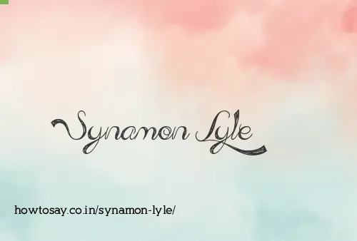 Synamon Lyle