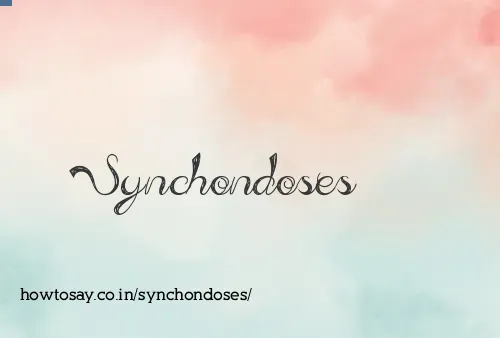 Synchondoses
