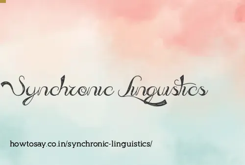 Synchronic Linguistics