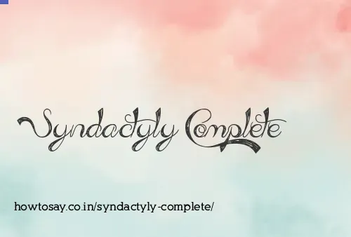 Syndactyly Complete