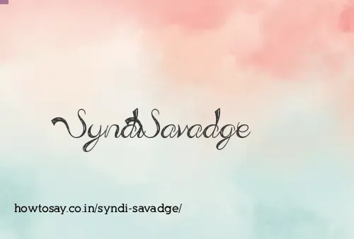 Syndi Savadge