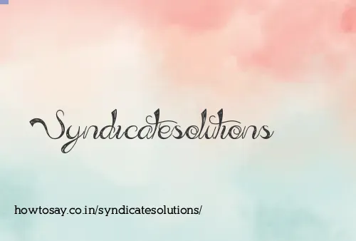 Syndicatesolutions