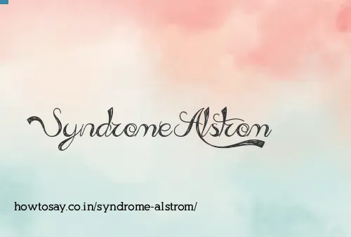Syndrome Alstrom