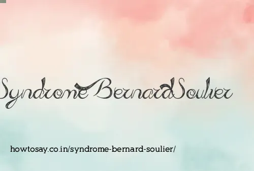 Syndrome Bernard Soulier