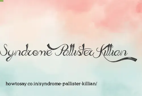 Syndrome Pallister Killian
