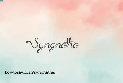Syngnatha