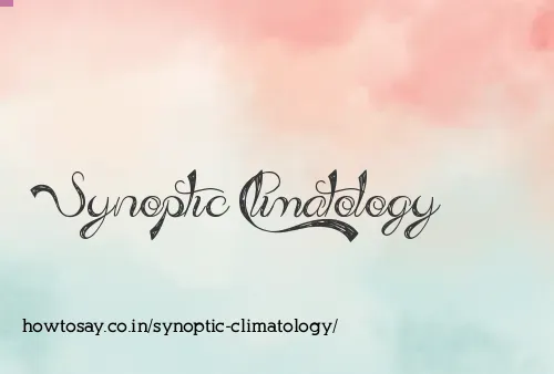 Synoptic Climatology
