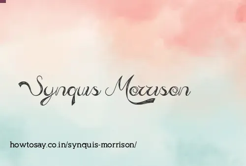Synquis Morrison