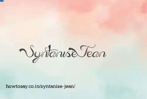 Syntanise Jean