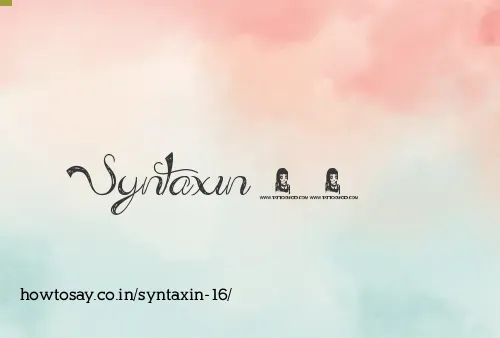 Syntaxin 16