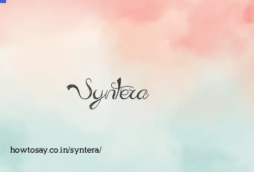 Syntera