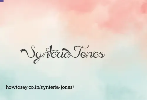 Synteria Jones