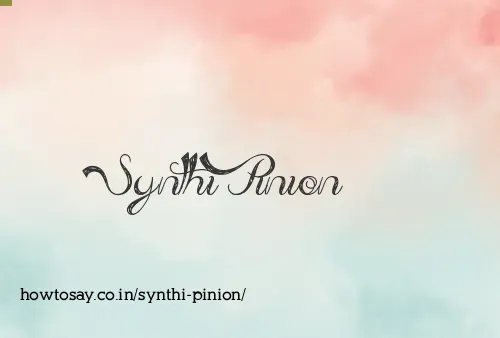 Synthi Pinion