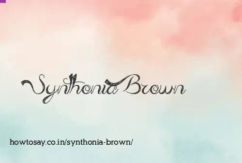 Synthonia Brown