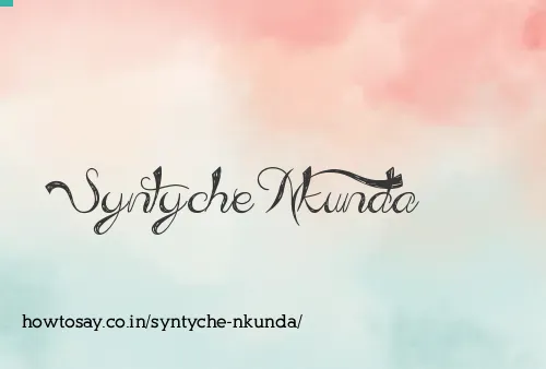 Syntyche Nkunda