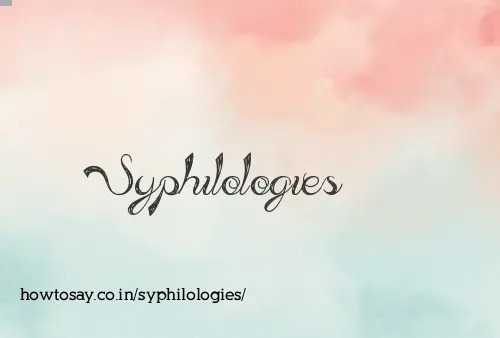 Syphilologies