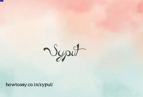 Syput