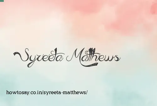 Syreeta Matthews