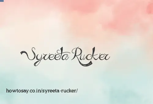 Syreeta Rucker