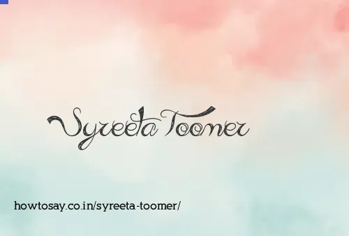 Syreeta Toomer