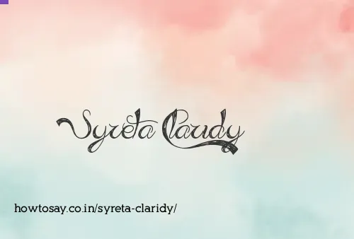 Syreta Claridy