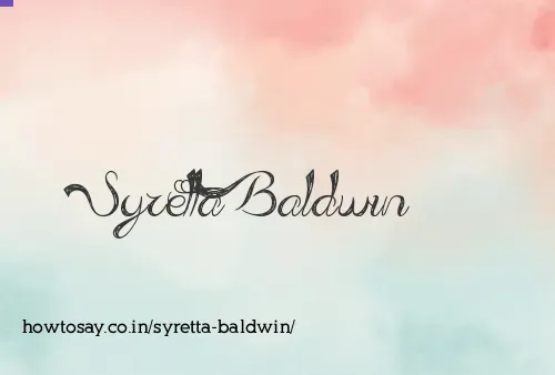 Syretta Baldwin