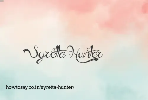 Syretta Hunter