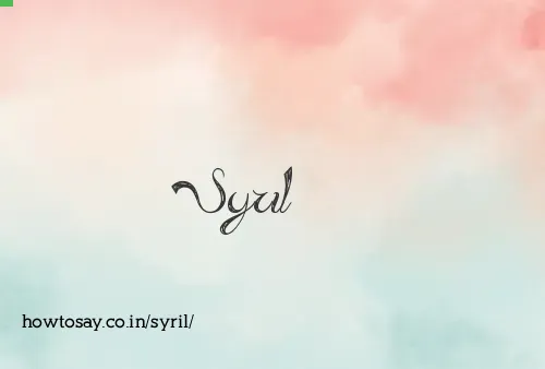 Syril