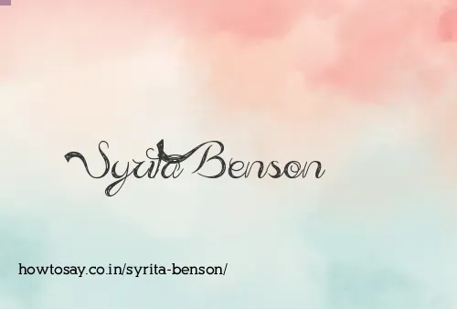 Syrita Benson