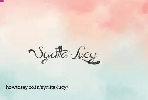 Syritta Lucy