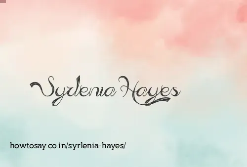 Syrlenia Hayes
