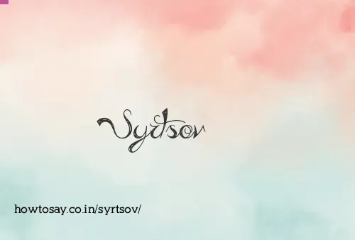 Syrtsov