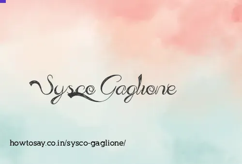 Sysco Gaglione