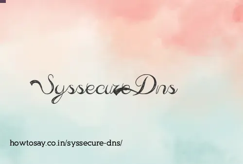 Syssecure Dns